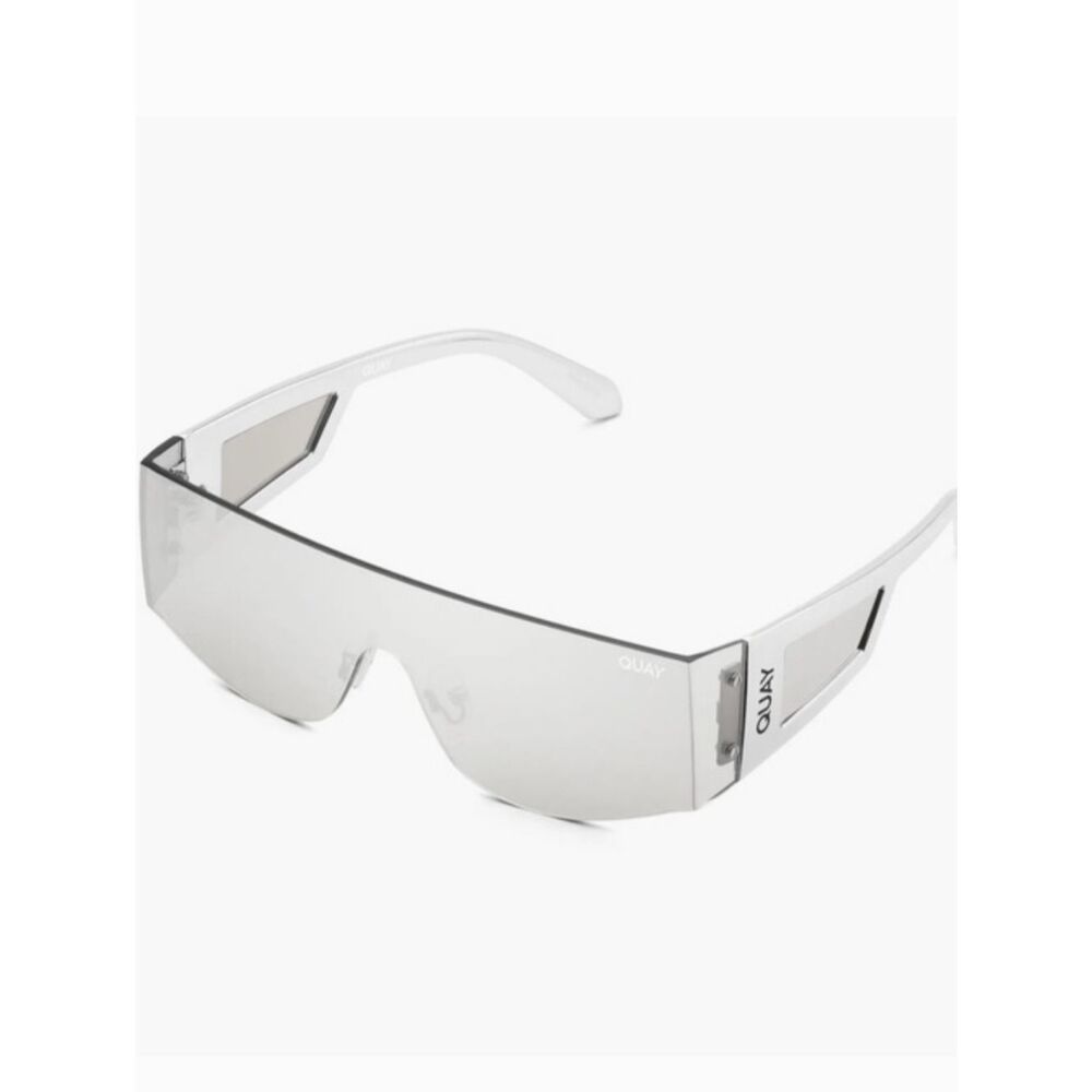Quay Australia New Wave Sunglasses- Silver/Silver